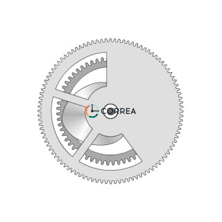 Колесо часового счетчика №8600 для механизма Eta 7750